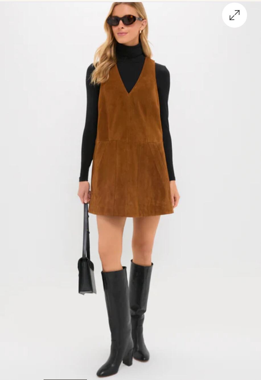 Tuckernuck Toffee Suede Bailey Dress XL